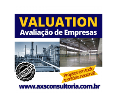 VALUATION - Avaliação de Empresas - projetos em todo território nacional!